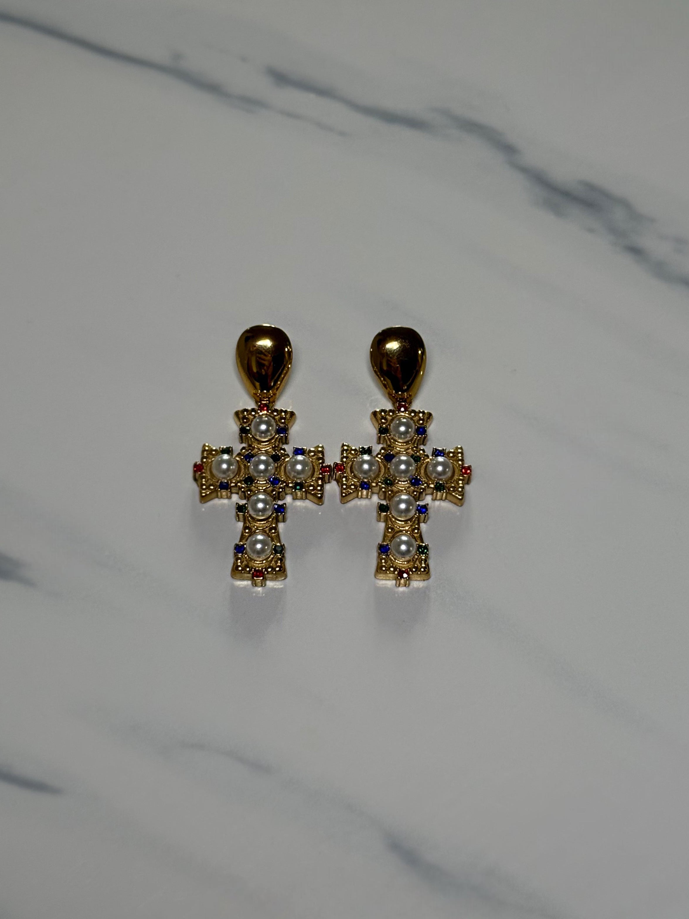 Regal Pearl Earrings