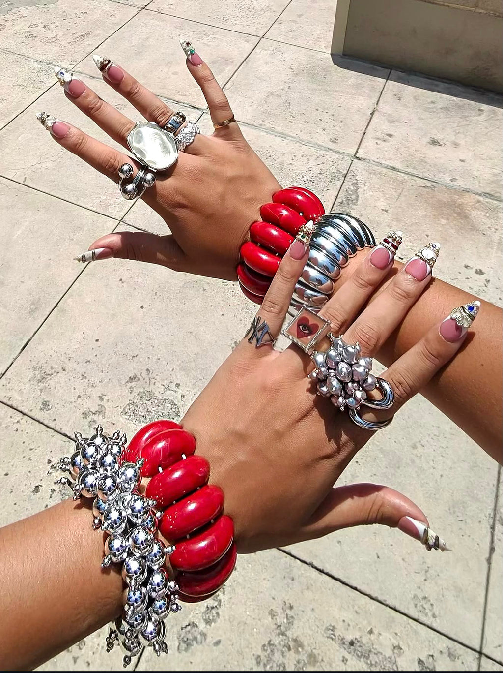 Silver Bubble Bracelet