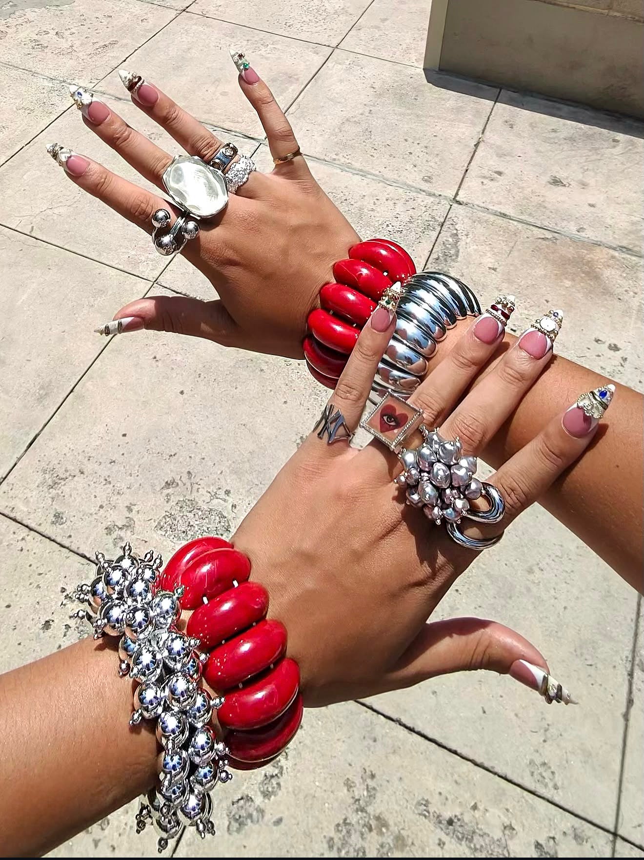 Silver Bubble Bracelet