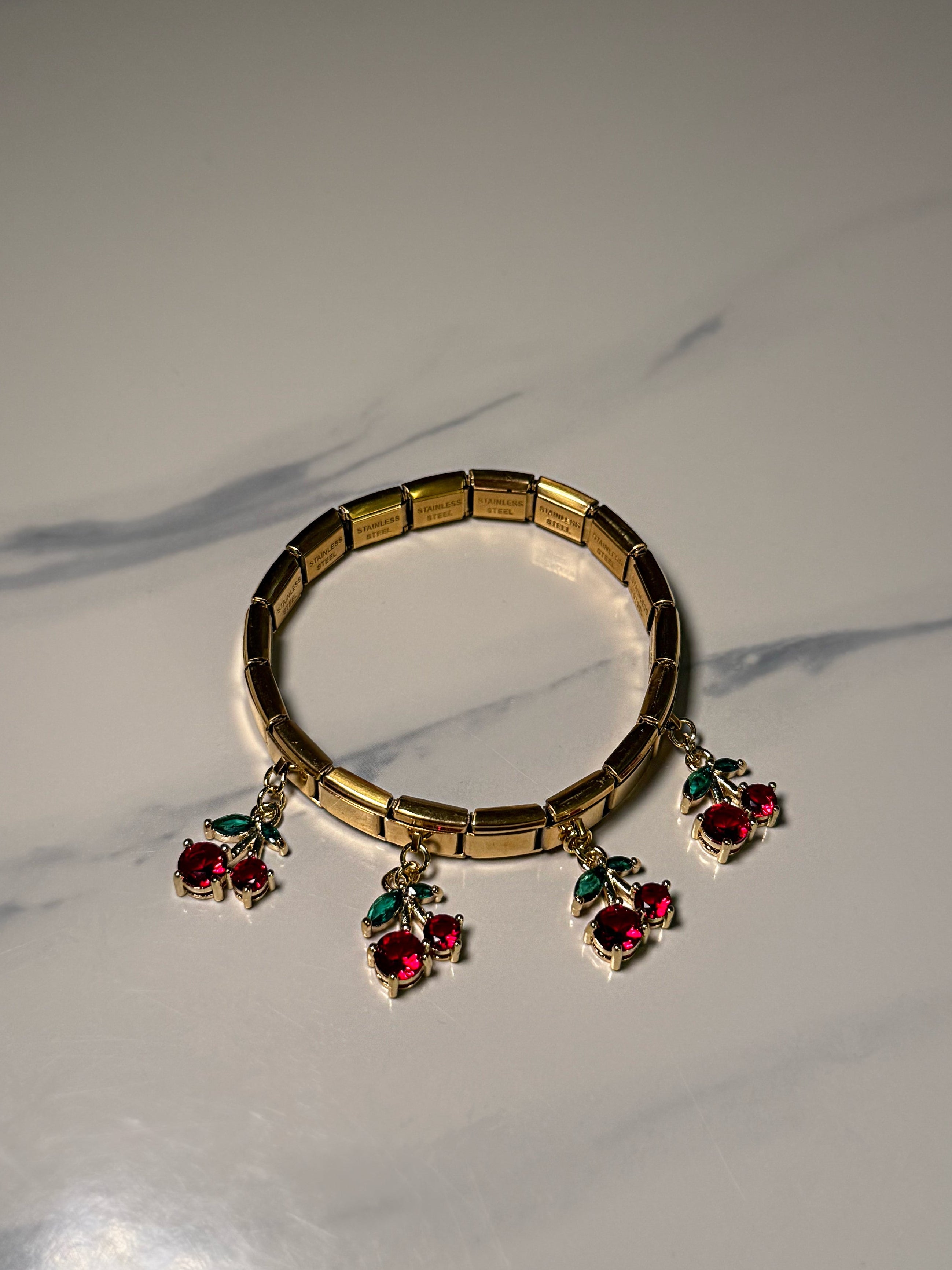 Berry Charm Bracelet