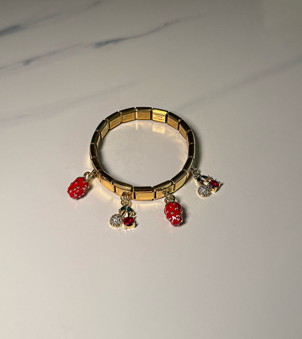 Berry Charm Bracelet