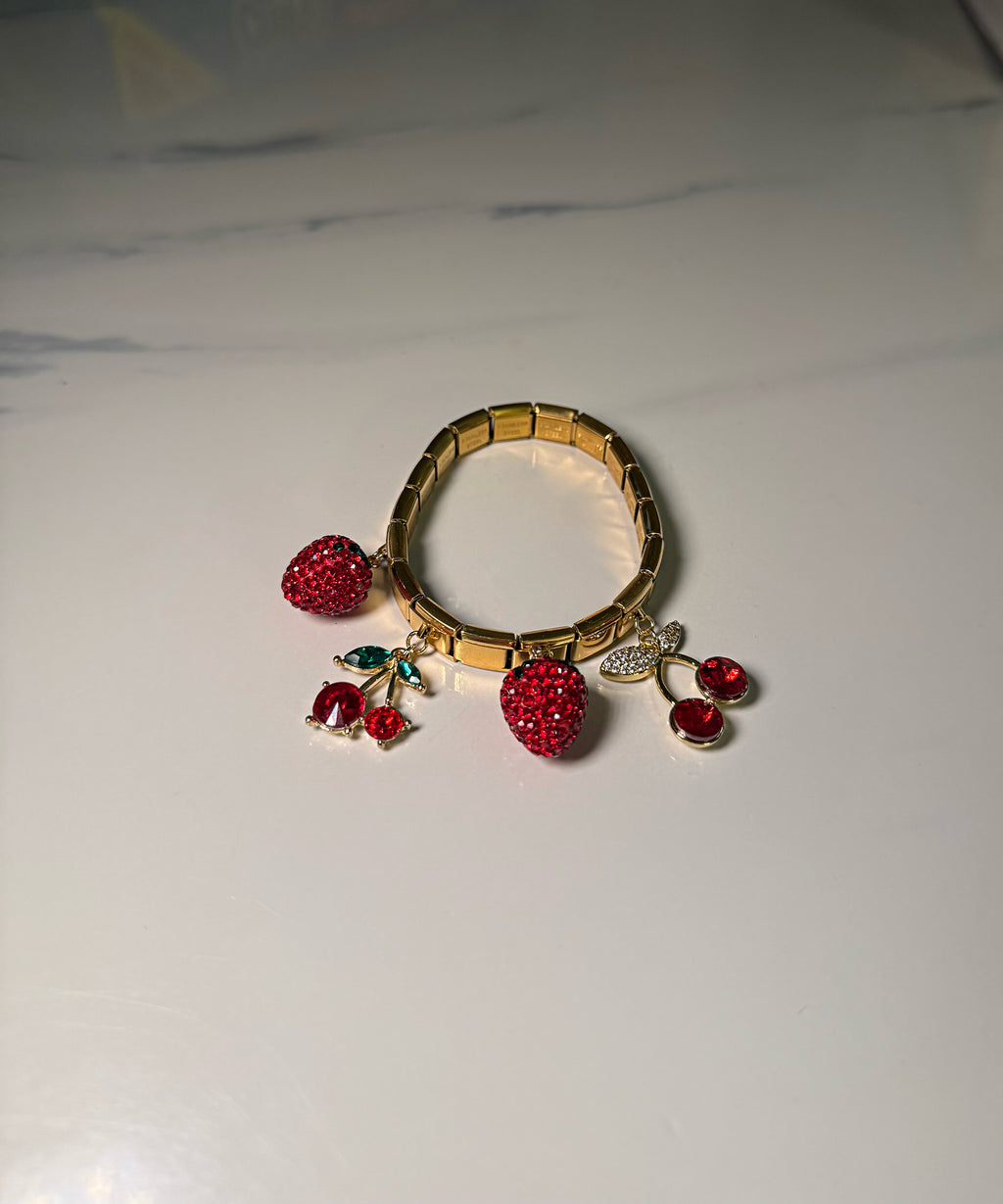 Berry Charm Bracelet